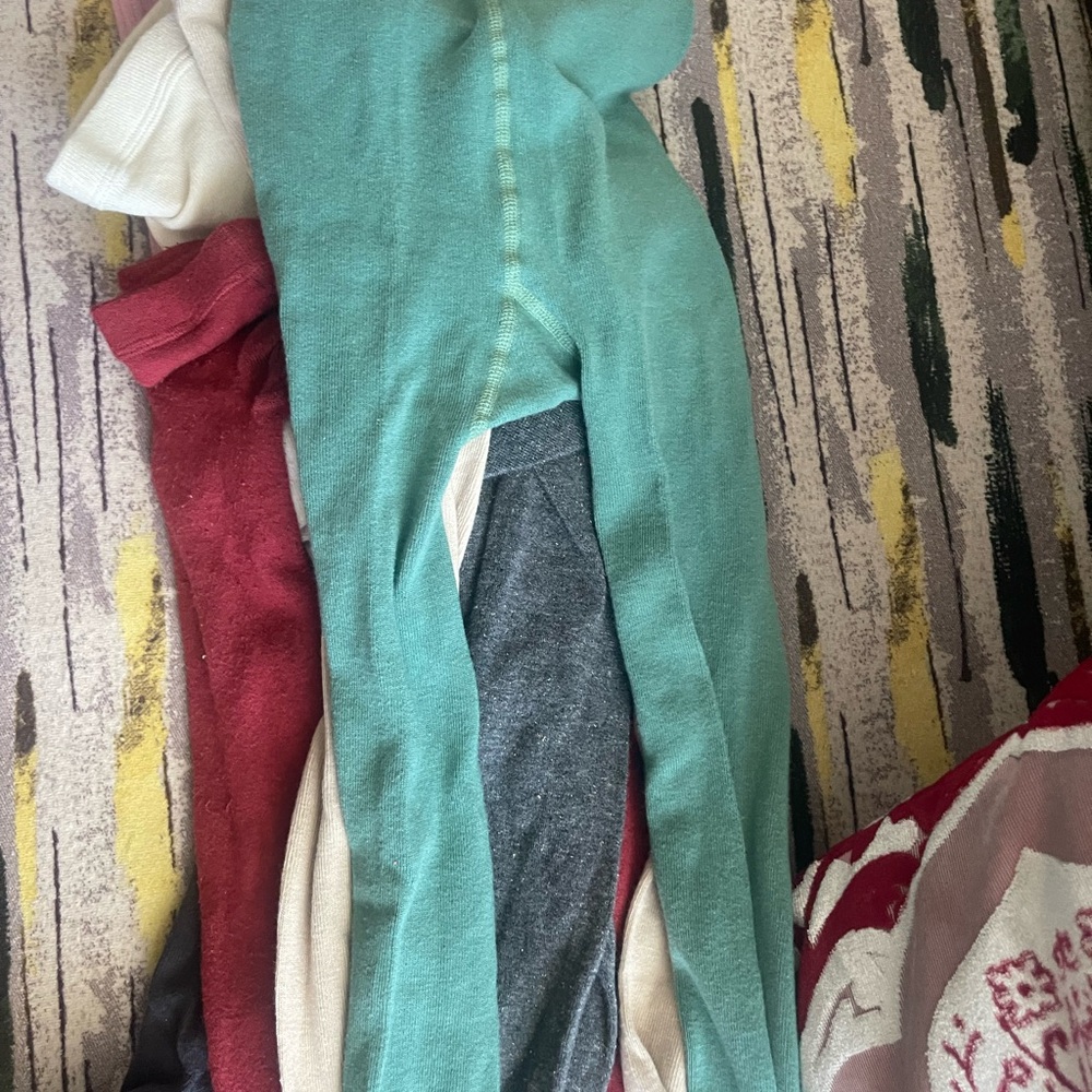 Zara Multicolor Knit Leggings Set